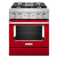 Passion Red 4-Burner Dual Fuel Freestanding Smart Range F27074