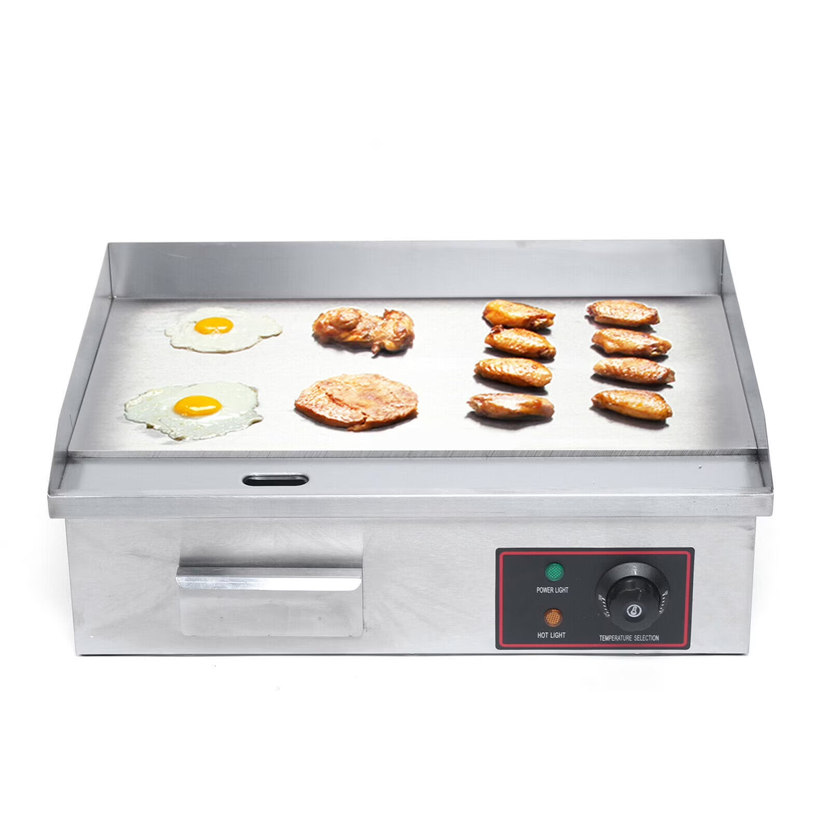 3000W 22'' Commercial Electric Griddle Flat Top Grill Stove Stainless Steel X3766