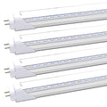 2FT 8W LED Light Tube, 5000K Daylight White, Pack of 4 D80580