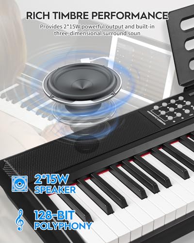88 Keys Weighted Hammer-Action Digital Piano with Stand & Sustain Pedal X951927