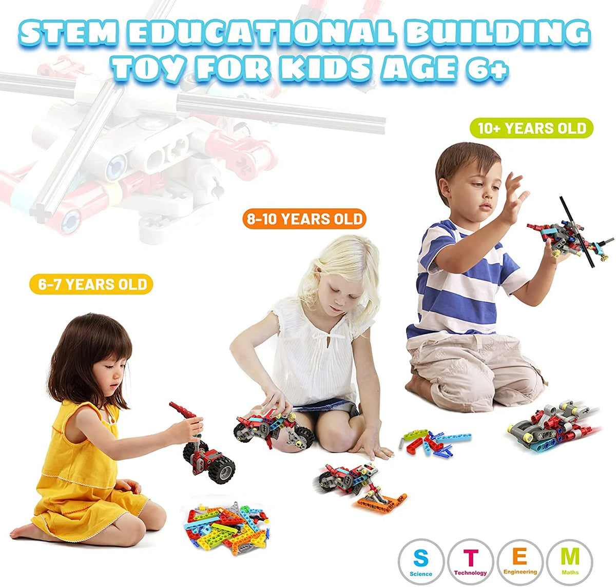 171Pcs 20-in-1 STEM Building Toys Construction Set Y3890