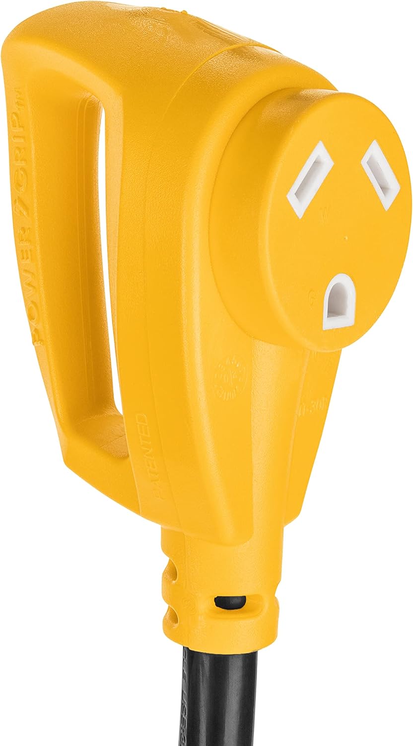 25-Foot 30-Amp 10-Gauge RV Extension Cord, Pack of 2 R67375