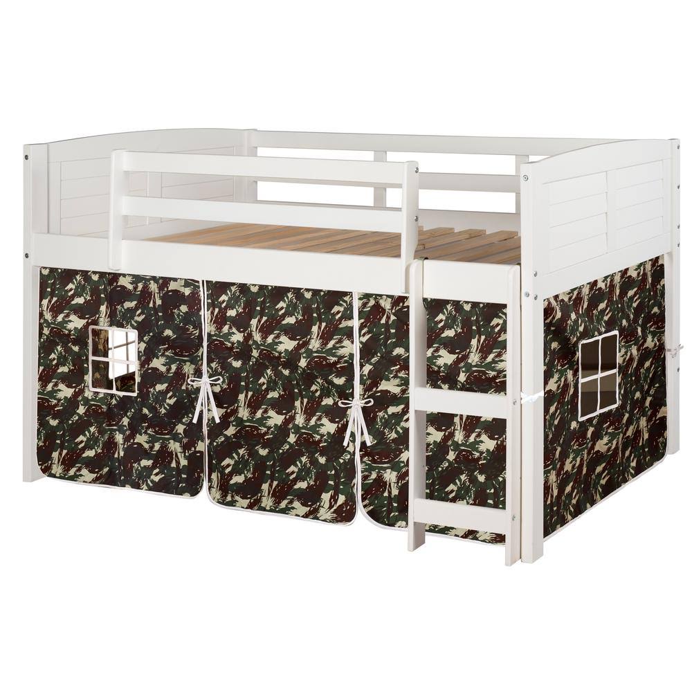 White Twin Louver Low Loft Tent T4971