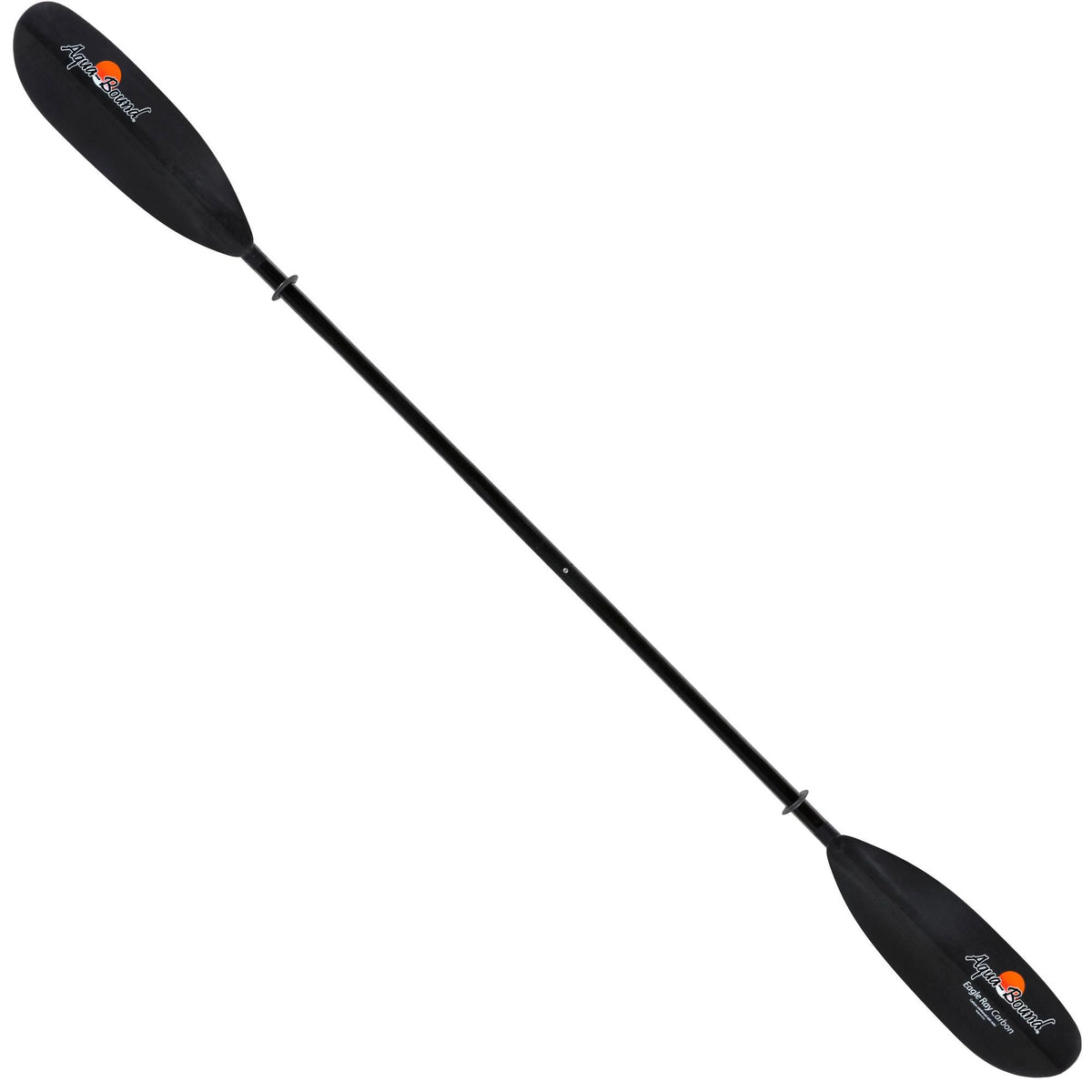 Black 2-Piece Carbon Kayak Paddle T5696