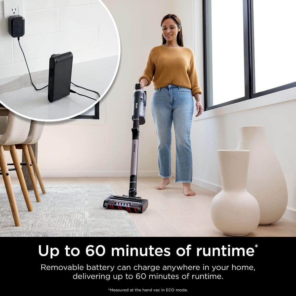 Cordless Vacuum with DuoClean PowerFins HairPro, Ash Purple S907