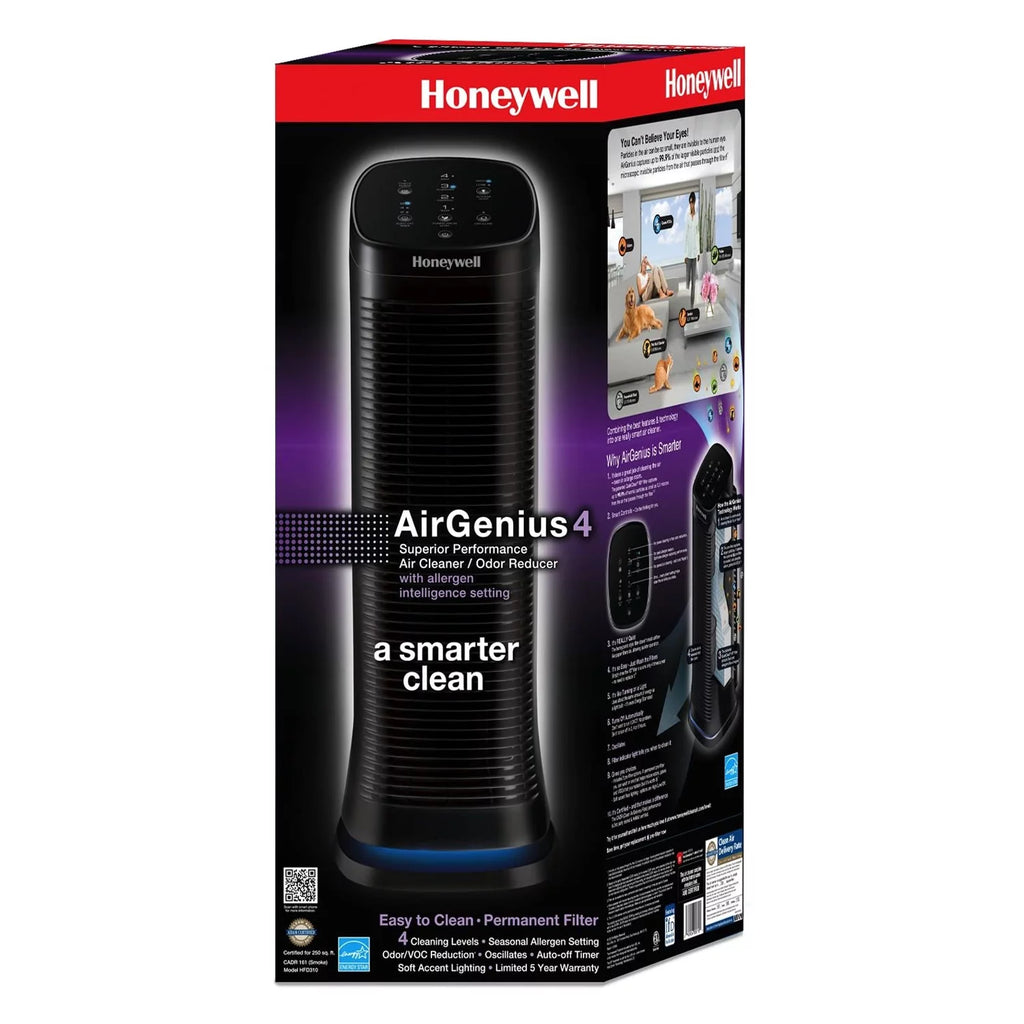 Black Air Purifier with Washable Filter B890