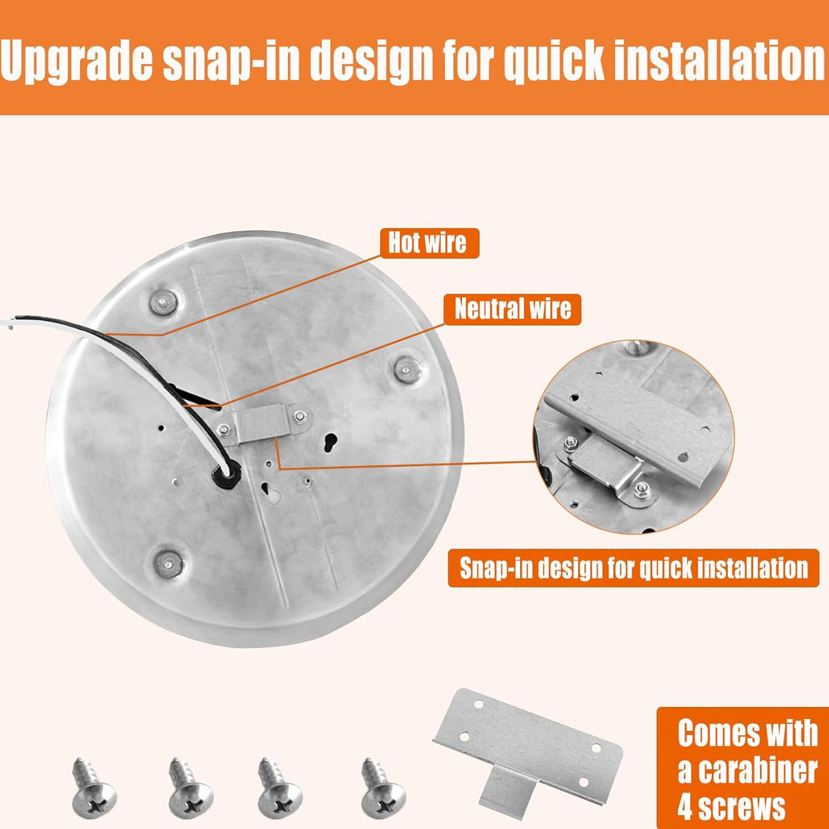 Bathroom Ceiling Heater, 1250W Instant Heat U7600