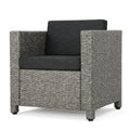 Outdoor Wicker Club Chair with Cushions R516