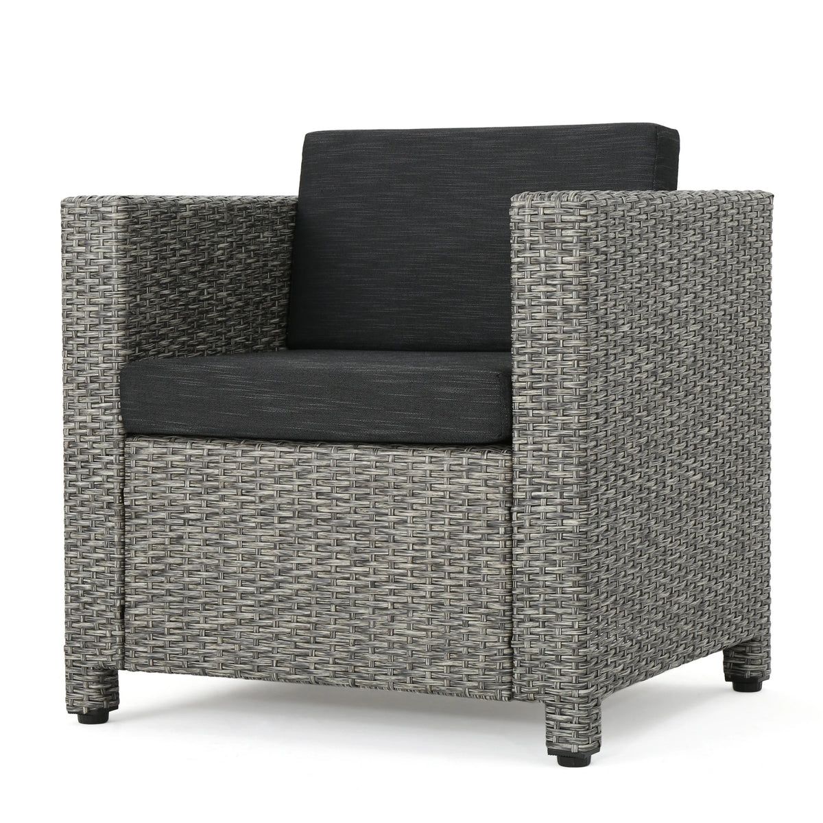 Outdoor Wicker Club Chair with Cushions R516