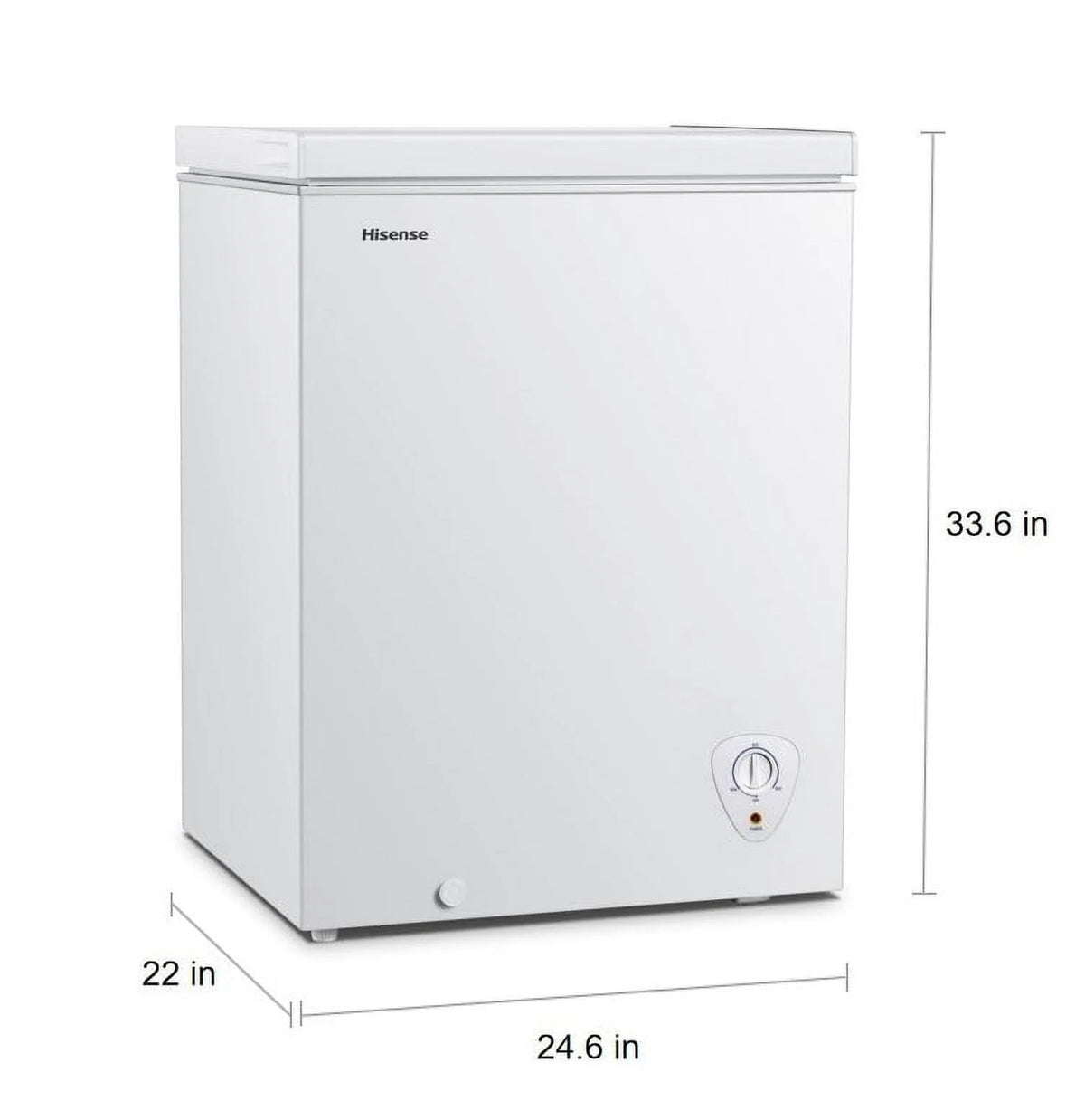 White 5 Cu ft Chest Freezer B979341