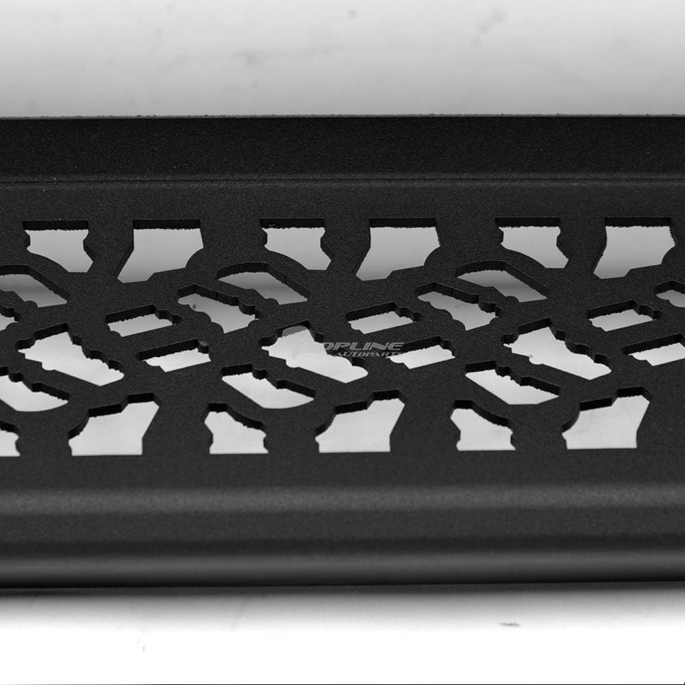 Matte Black Aluminum Hoop Drop Step Side Nerf Bars Running Boards R6624