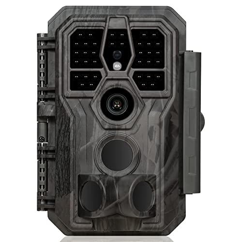64MP 1296p Trail Camera with 100ft Night Vision J5361