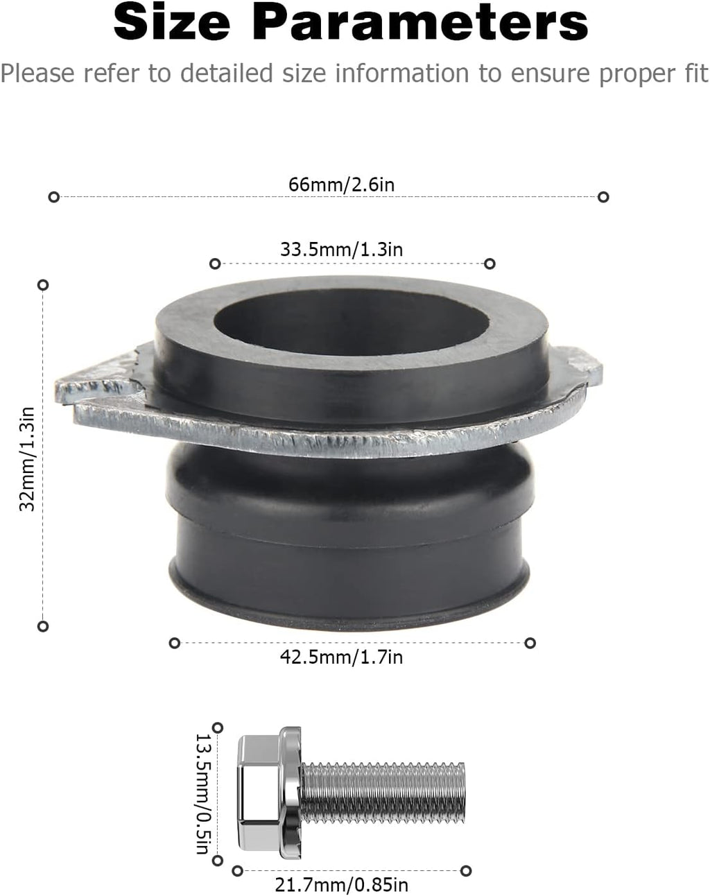 Flex Coupler Replacement Parts for Garbage Disposal K341