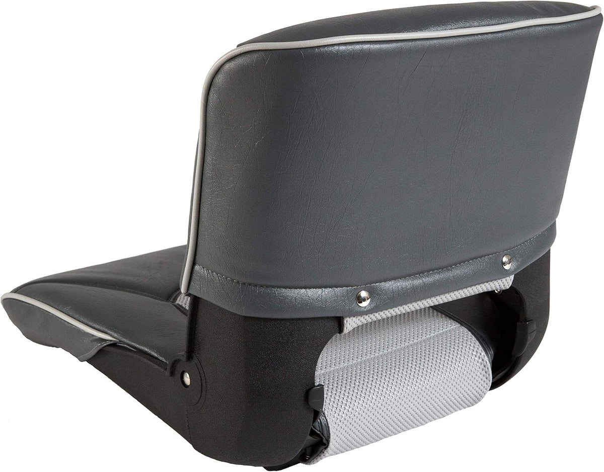 Charcoal/Gray Boat Seat with Welded Cushion T307479