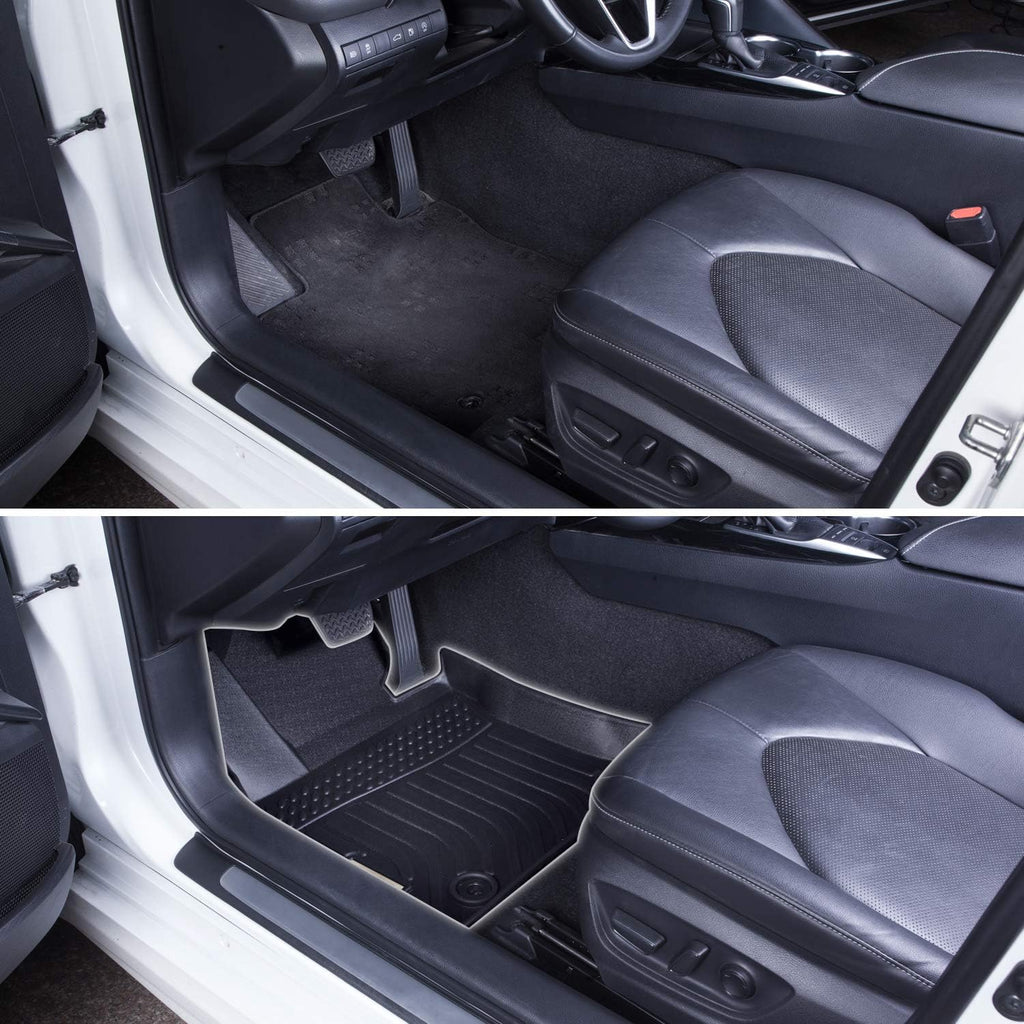 Black Floor Mats Liners Carpet Custom Fit U149