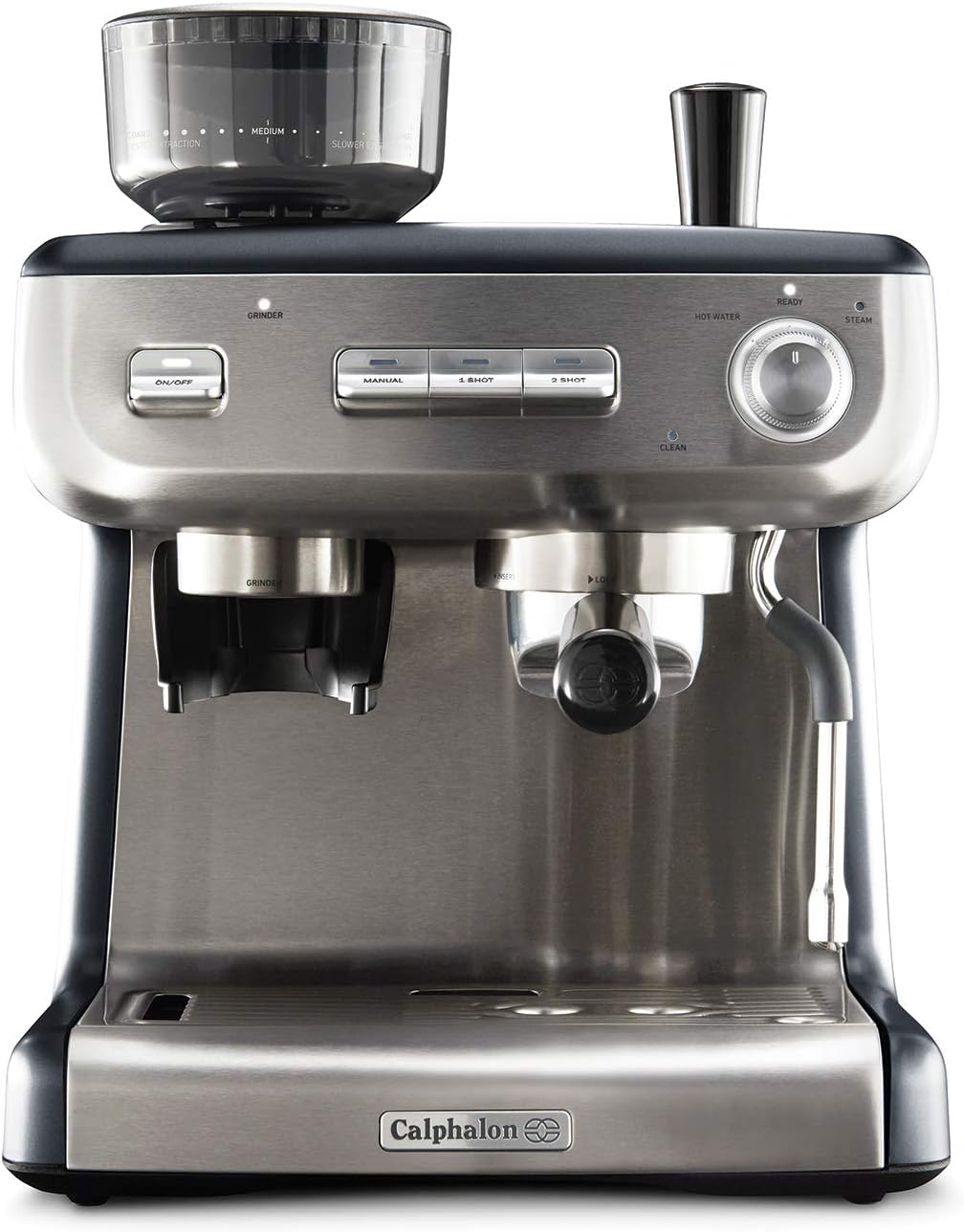 Stainless Espresso Machine with Steam Wand J7949