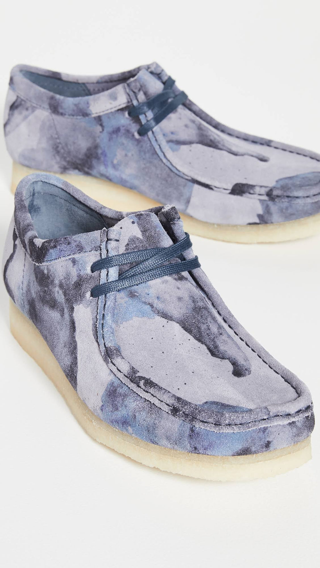 Blue Camo Wallabee Shoes R7918