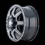 Black Milled Spokes 17x6.5 8x165.1 134mm 130.18mm Wheel K667