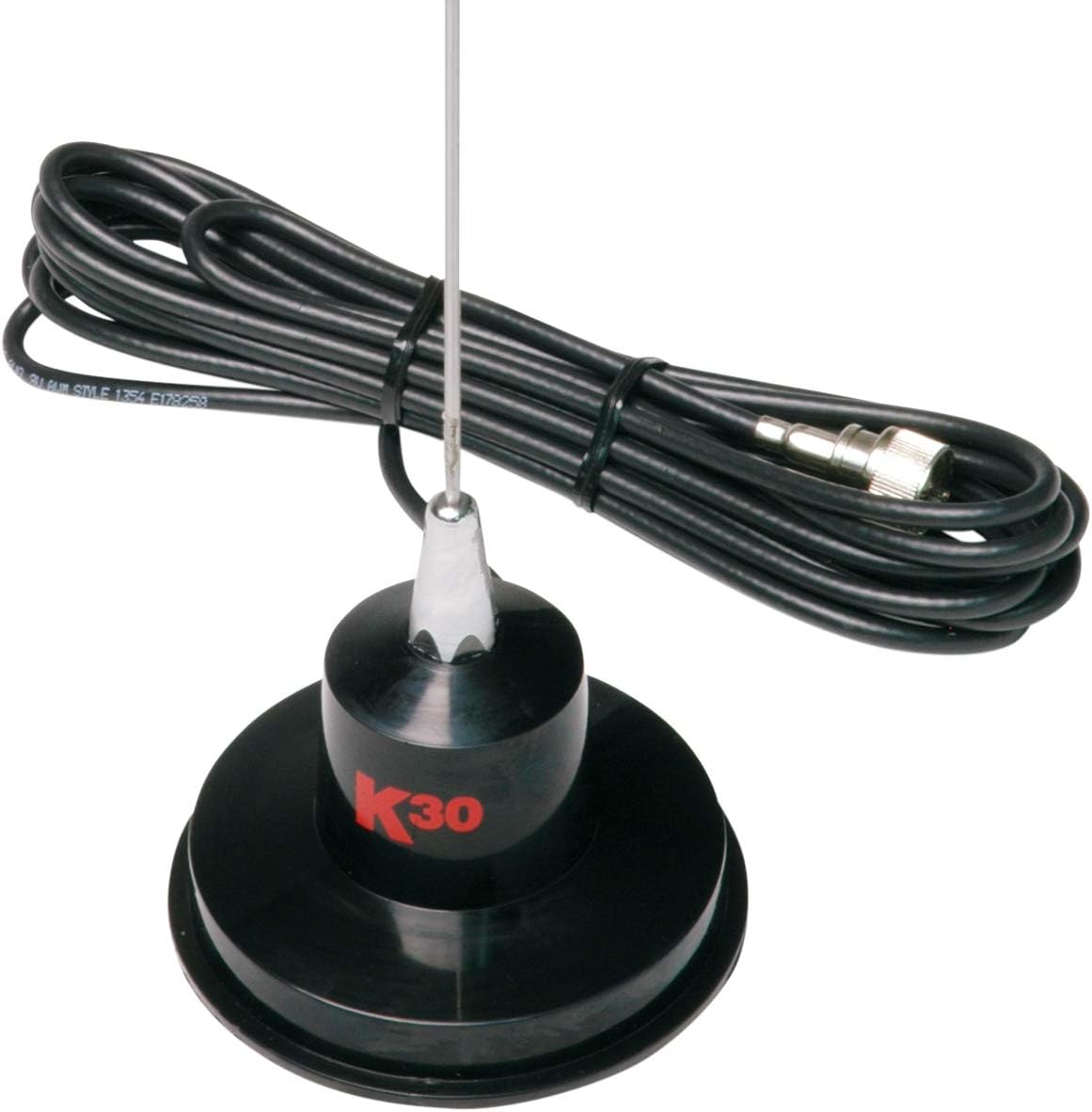 35" Stainless Steel CB Antenna, Black, Pack of 2 I2492