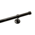 Metal Endcap Rod Set with Non-Telescopic Pole and Brackets S106