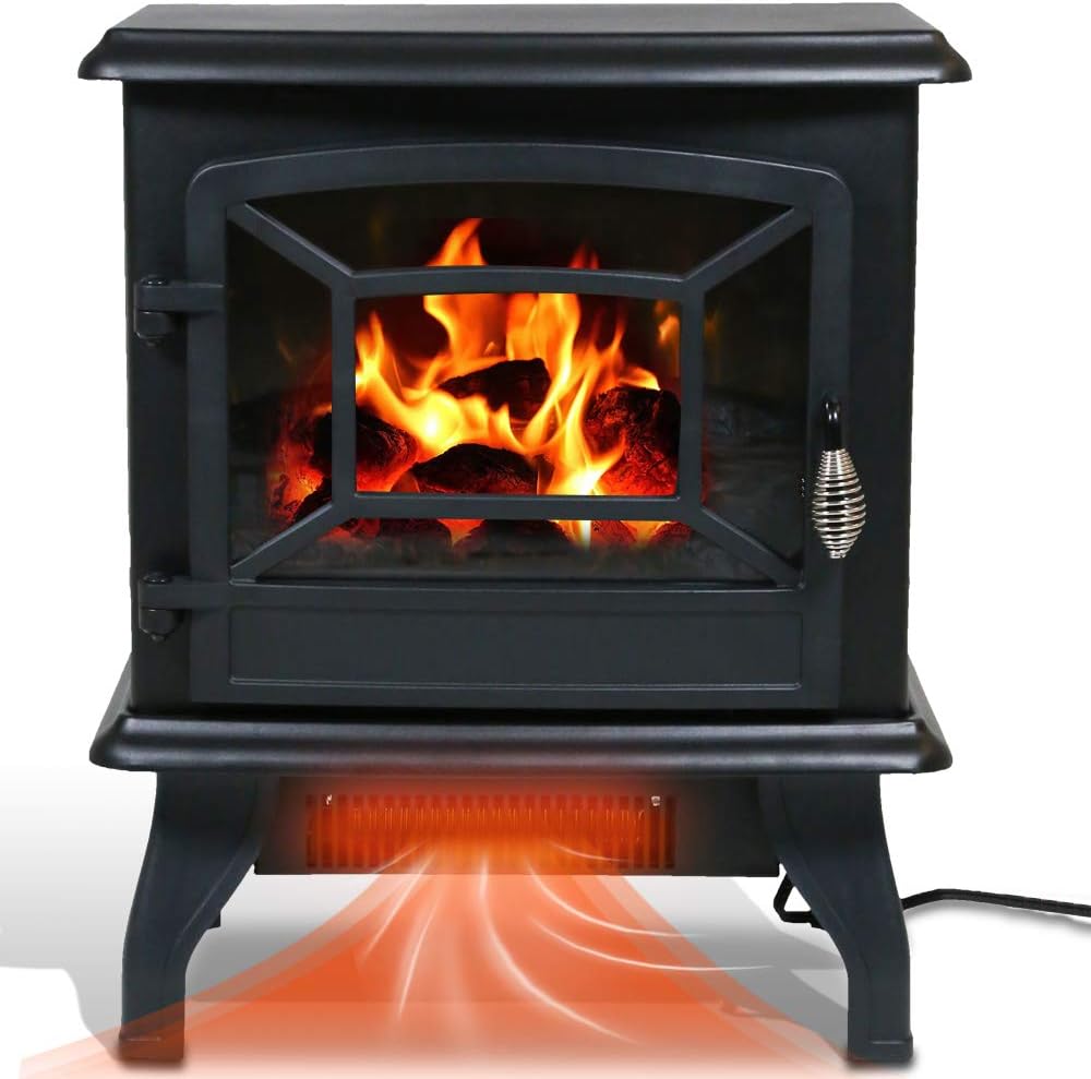 20" 1500W Electric Fireplace Heater Y239833