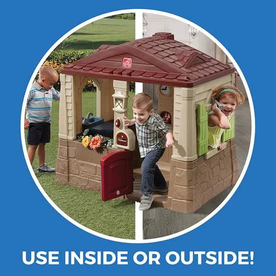 Brown Plastic Kids Playhouse G53835