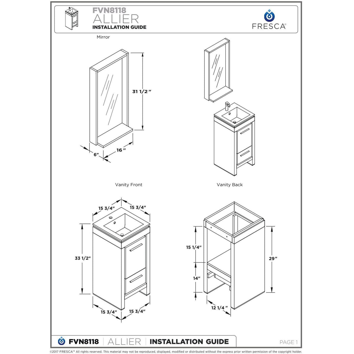 Gray Oak Bathroom Cabinet with Sink H97868