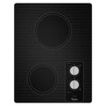 Ceramic Radiant Glass Electric Cooktop in Black with 2 Elements R321600