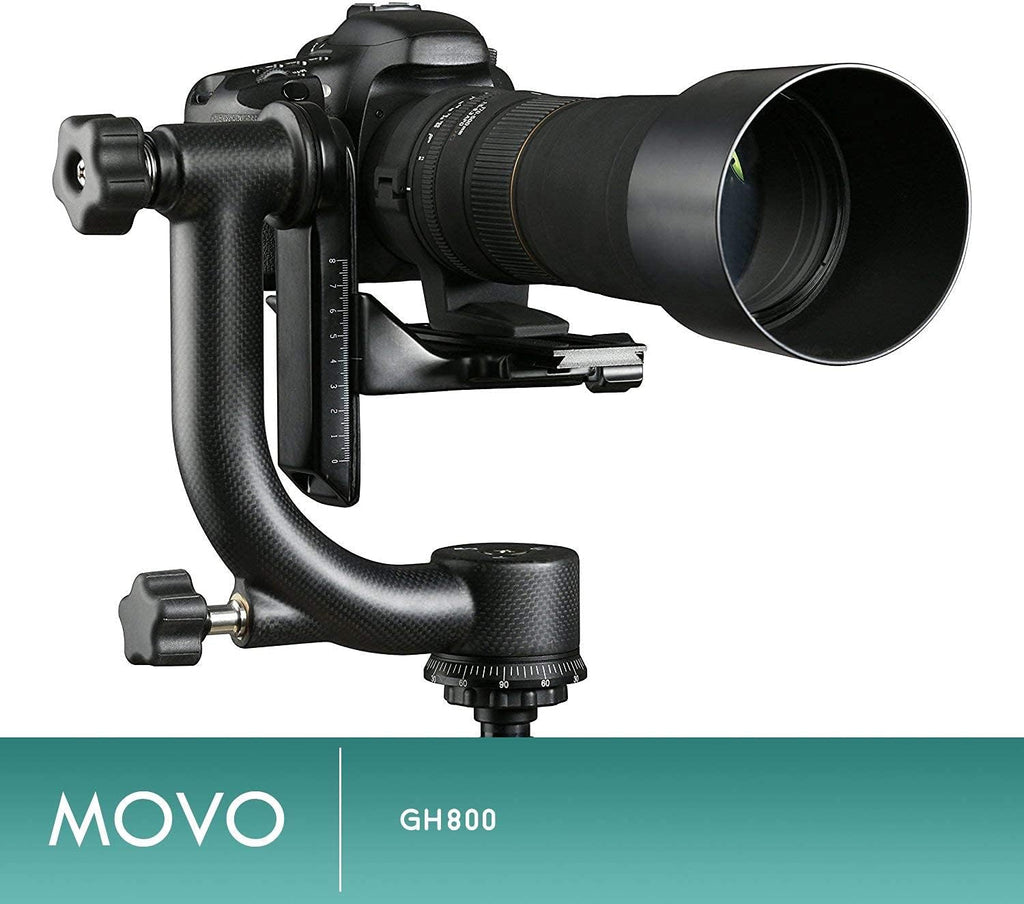 Carbon Fiber Gimbal Tripod Head with Arca-Swiss Quick-Release Plates W8686