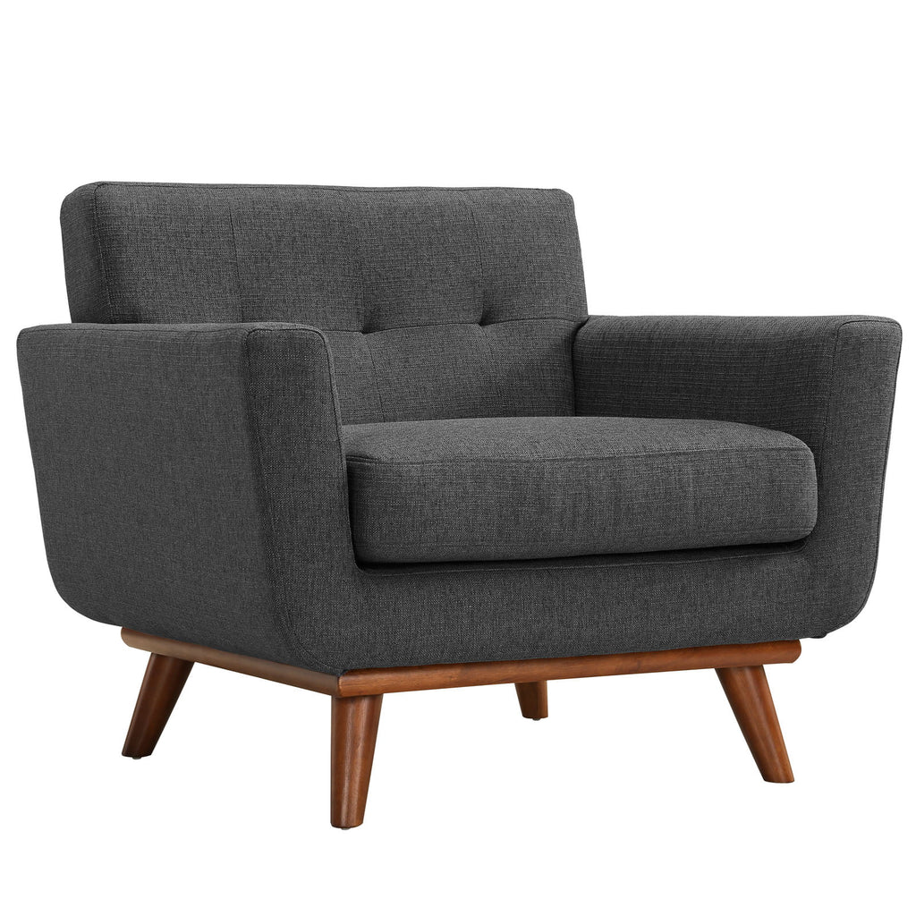 Gray Sofa Loveseat and Armchair Set of Three E7361