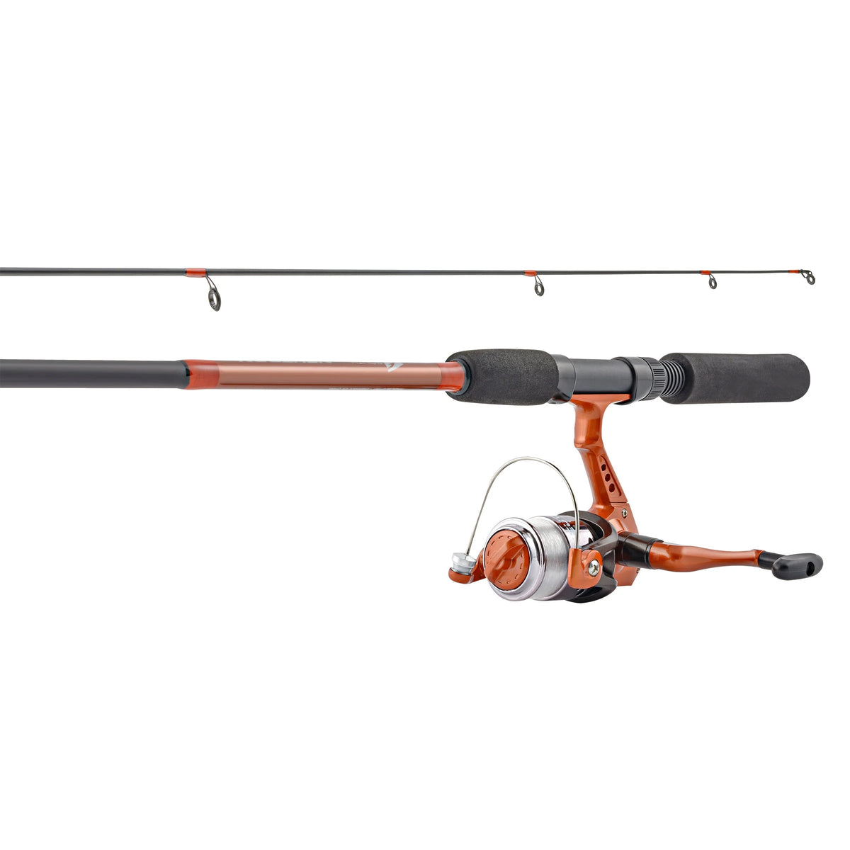 Orange 2Pc Spinning Combo V9354