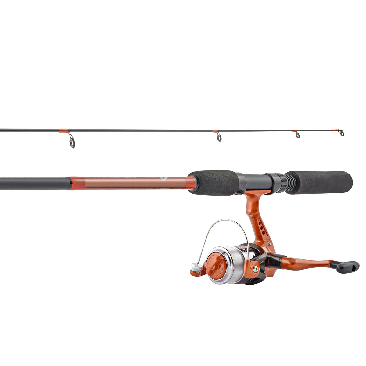 Orange 2Pc Spinning Combo V9354