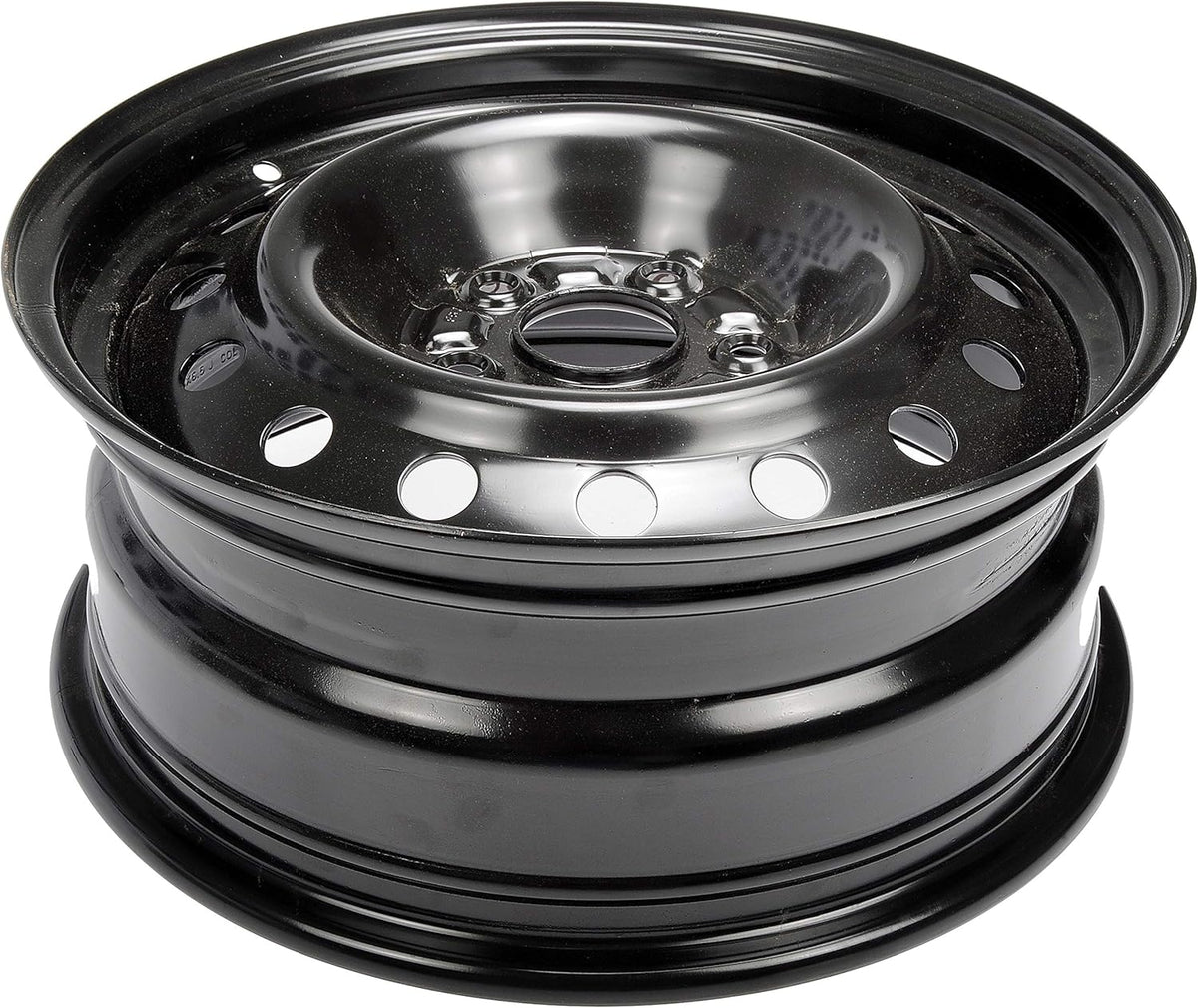 16 x 6.5 In. Black Steel Wheel U843784