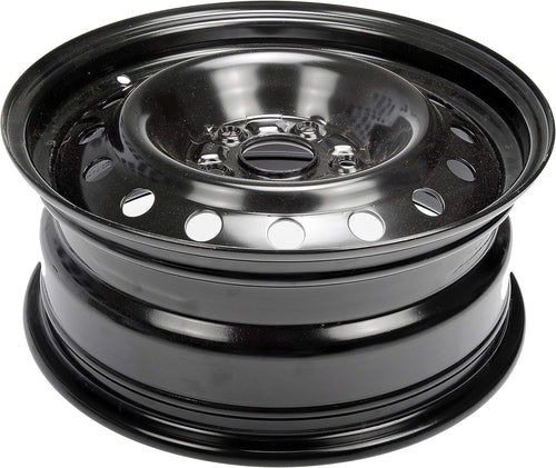 16 x 6.5 In. Black Steel Wheel U843784