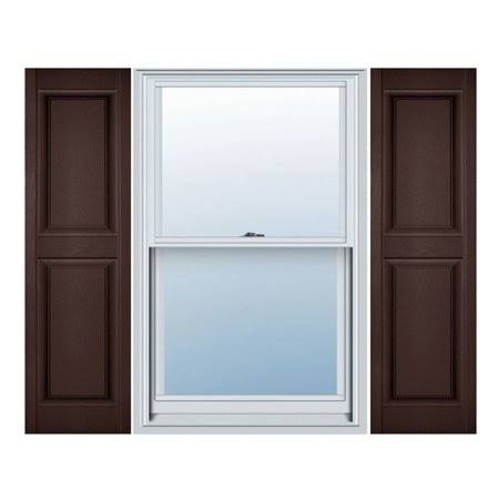 Vinyl Raised Panel Shutters J867996