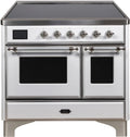 White Induction Range with Electric Oven I707