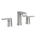 8 in. Widespread Double Handle Bathroom Faucet Brushed Nickel Q9872