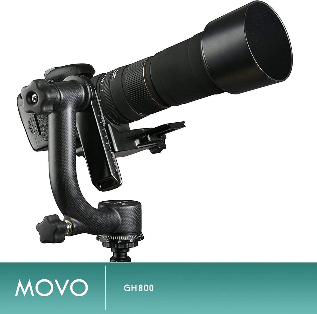 Carbon Fiber Gimbal Tripod Head with Arca-Swiss Quick-Release Plates W8686
