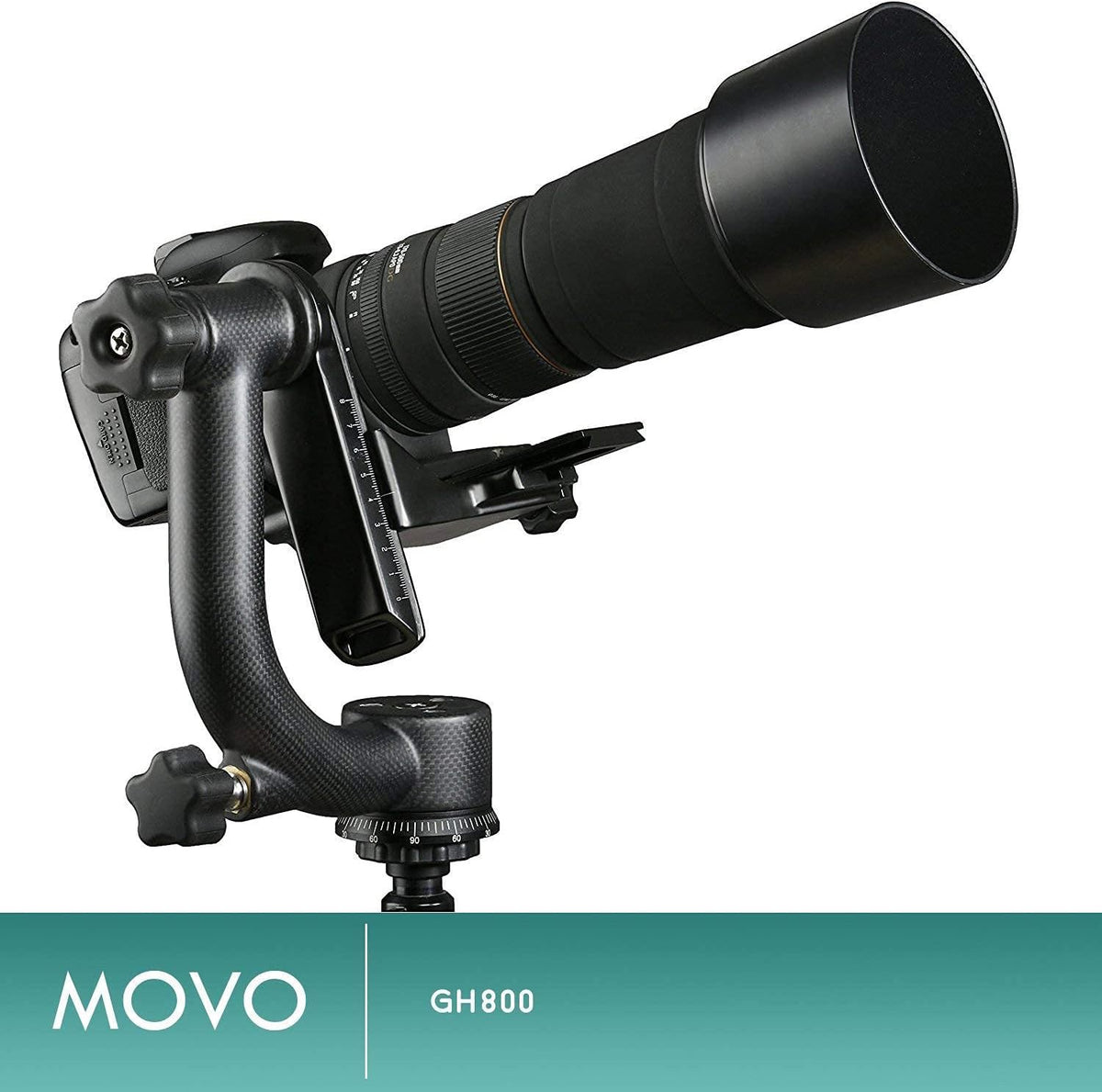 Carbon Fiber Gimbal Tripod Head with Arca-Swiss Quick-Release Plates W8686