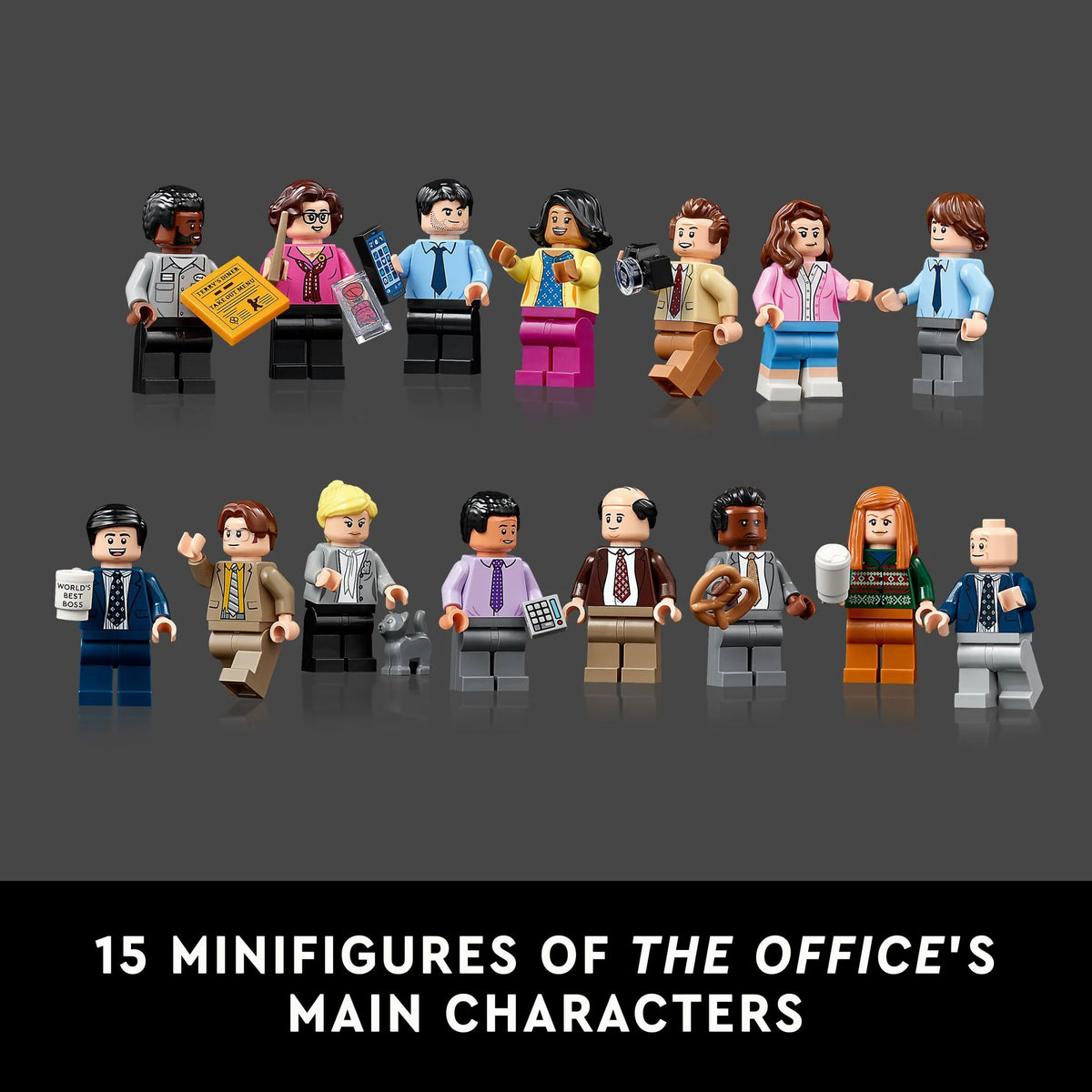 The Office 21336 Building Set, 15 Characters Minifigures S41187