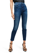 High-Waist Ankle Skinny in Dark Indigo J5943