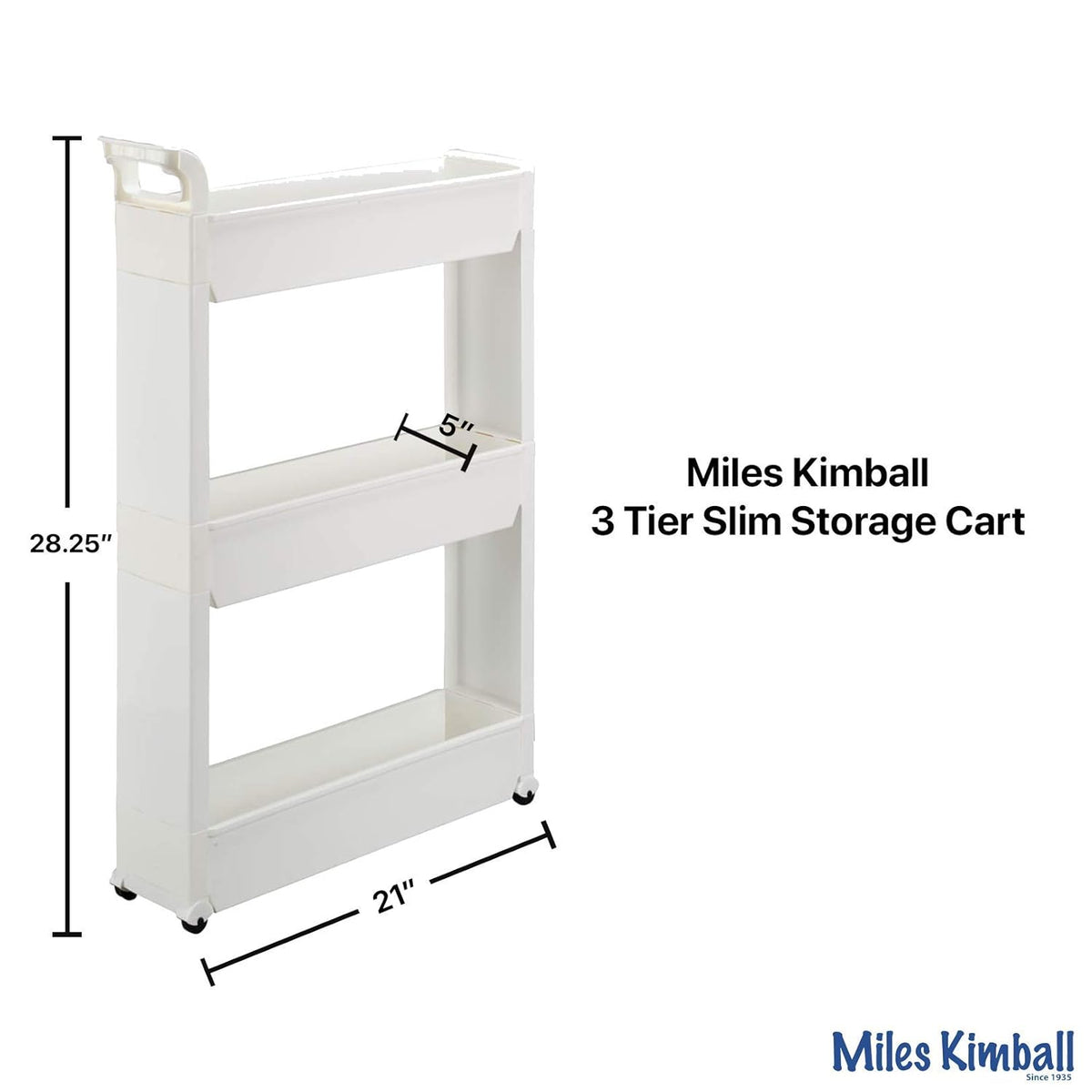 Slim Storage Cart 5 Tier F7327