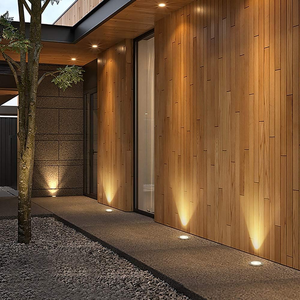 18W 12V IP67 Waterproof LED Landscape Lights 4 Pack Warm White L16572