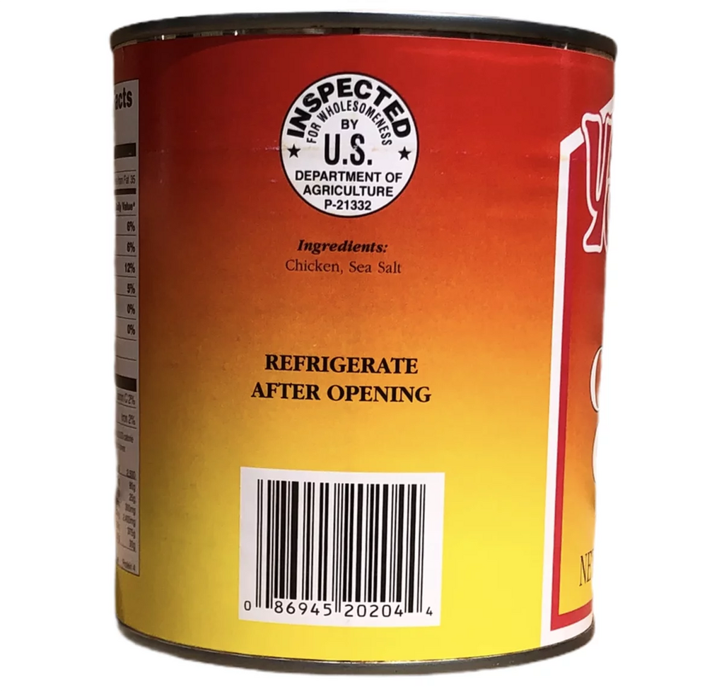Canned Chicken Chunks 28 oz Z565