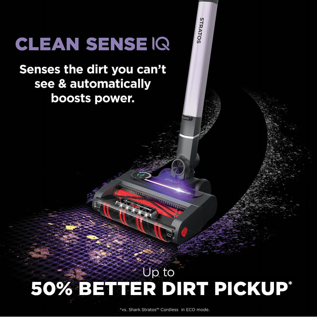 Cordless Vacuum with DuoClean PowerFins HairPro, Ash Purple S907
