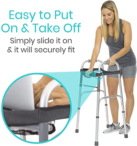 Walker Tray for Folding Standard Walkers with Basket K4294