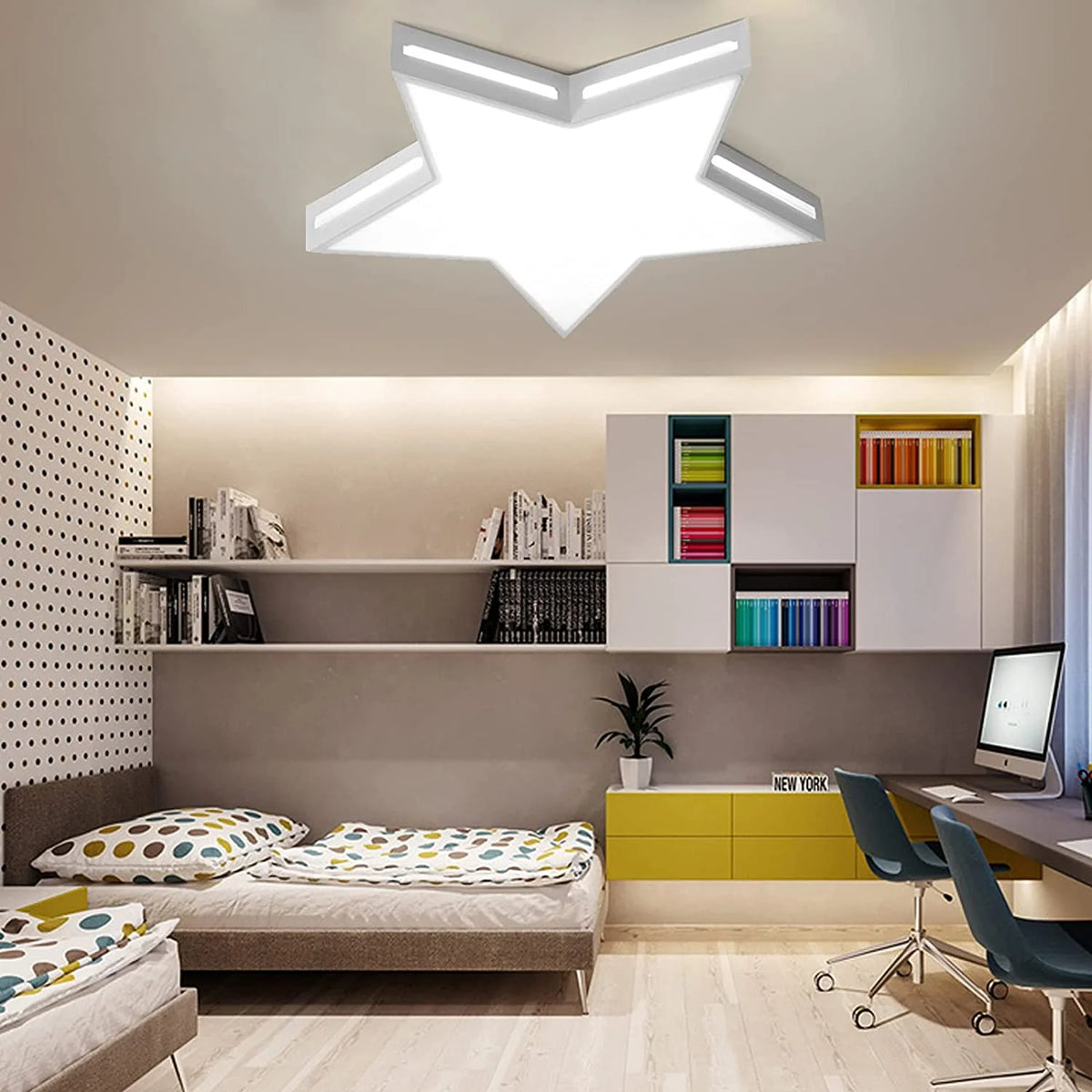 White Acrylic LED Ceiling Light K682305