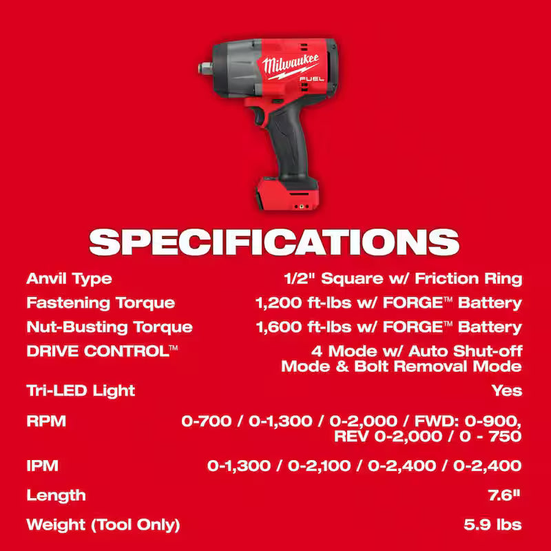 18V Lithium-Ion Brushless Cordless Hammer Drill Driver Kit with Impact Wrench O71945