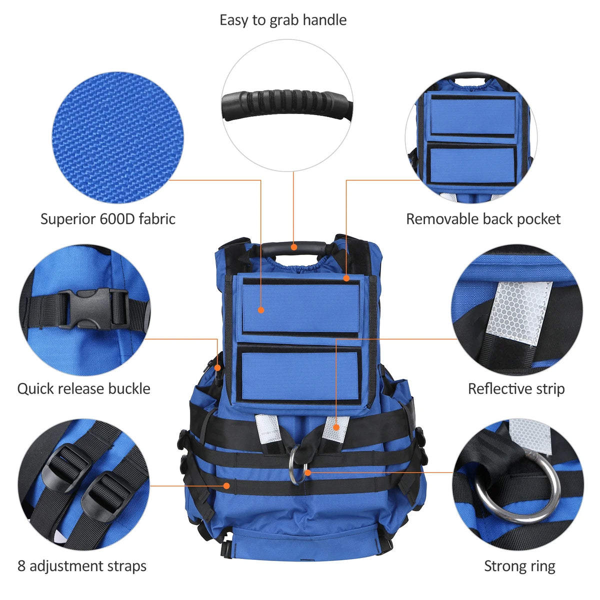 Adult Safety Float Suit Survival Jacket X26472