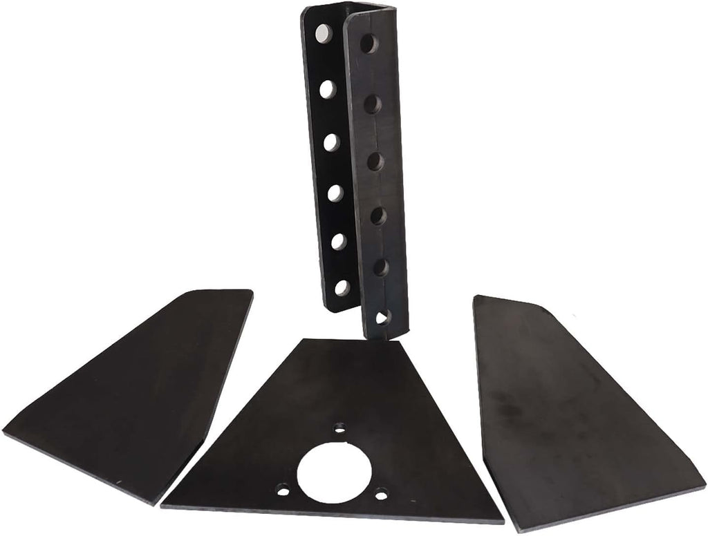Weld On Tongue Adapter for Trailer A-Frames, Components Only - 2 Sides, Base & Vertical Channel P482514